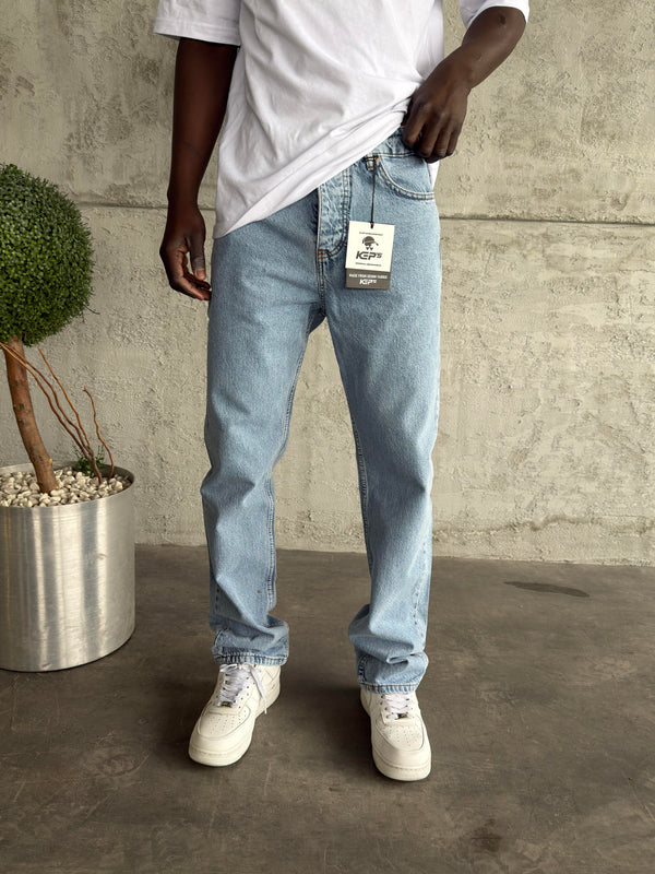 Açık Mavi Baggy Jean