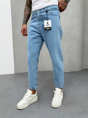 Açık Mavi Boyfriend Jean