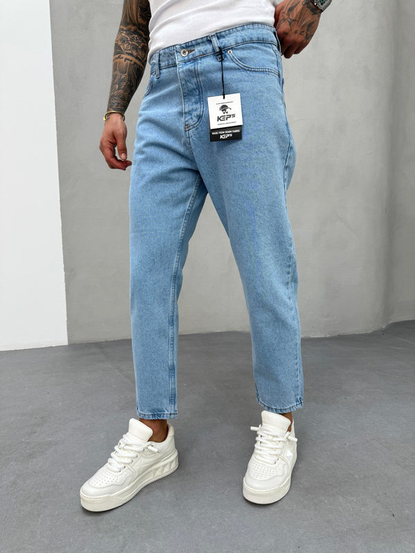 Açık Mavi Boyfriend Jean
