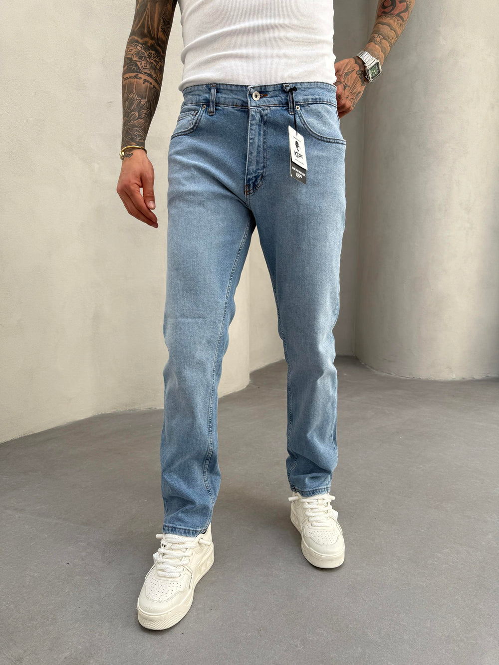 Açık Mavi Regular Fit Jean
