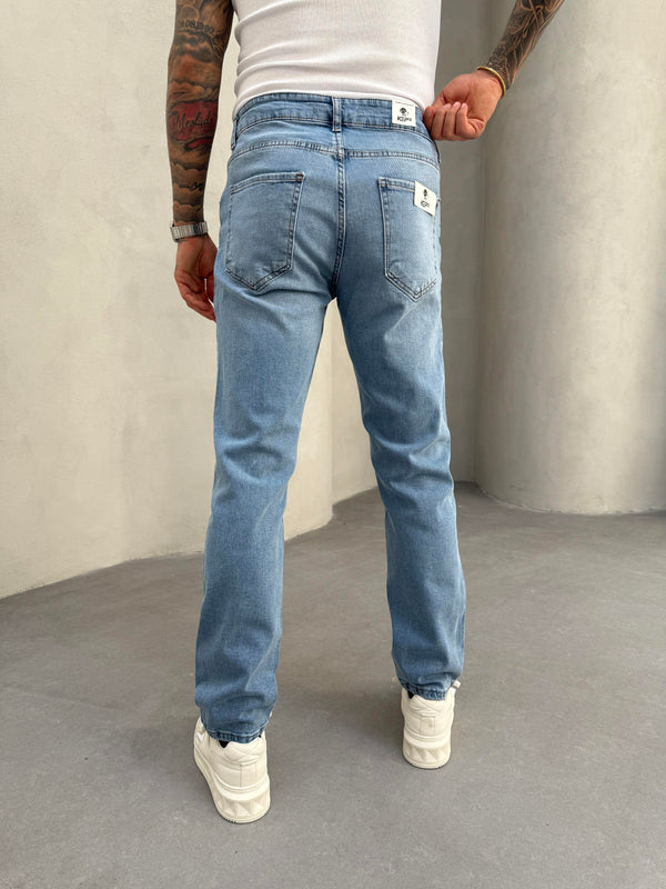 Açık Mavi Regular Fit Jean