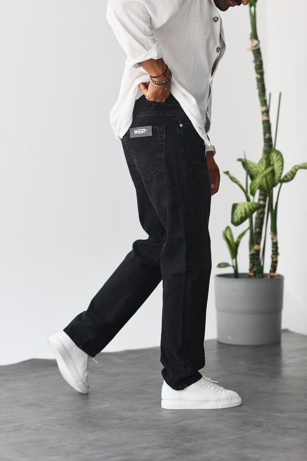 Antrasit Baggy Jean