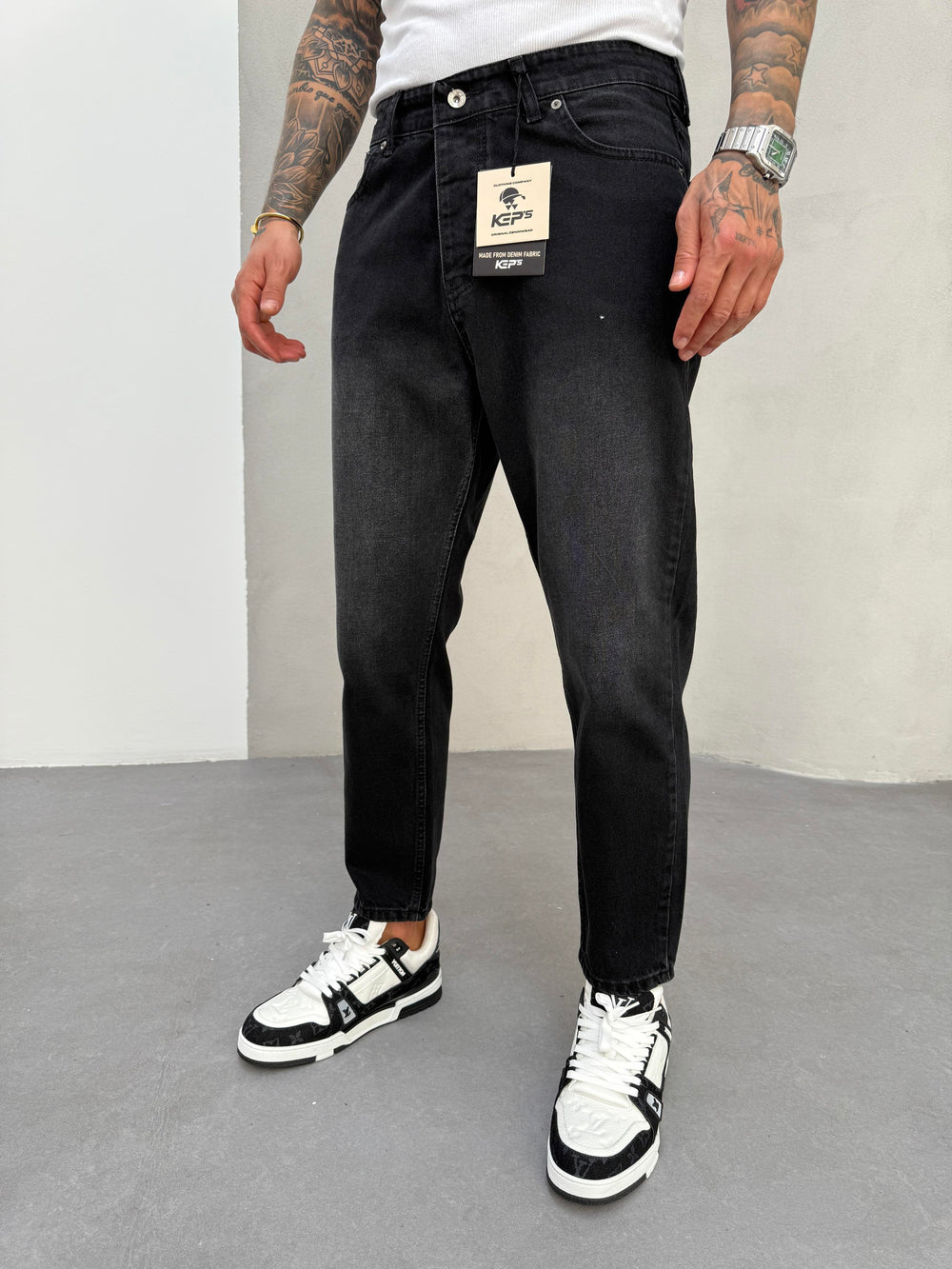 Antrasit Boyfriend Jean