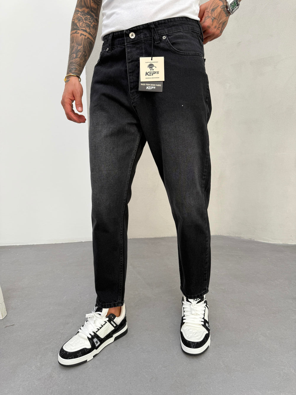 Antrasit Boyfriend Jean