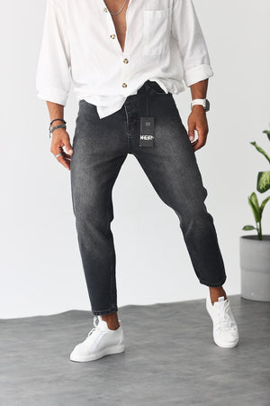 Antrasit Boyfriend Jean