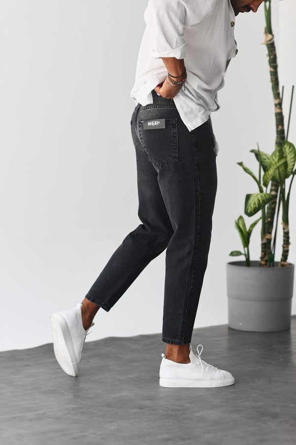 Antrasit Boyfriend Jean