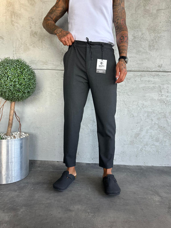 Antrasit Regular Fit Kumaş Pantolon