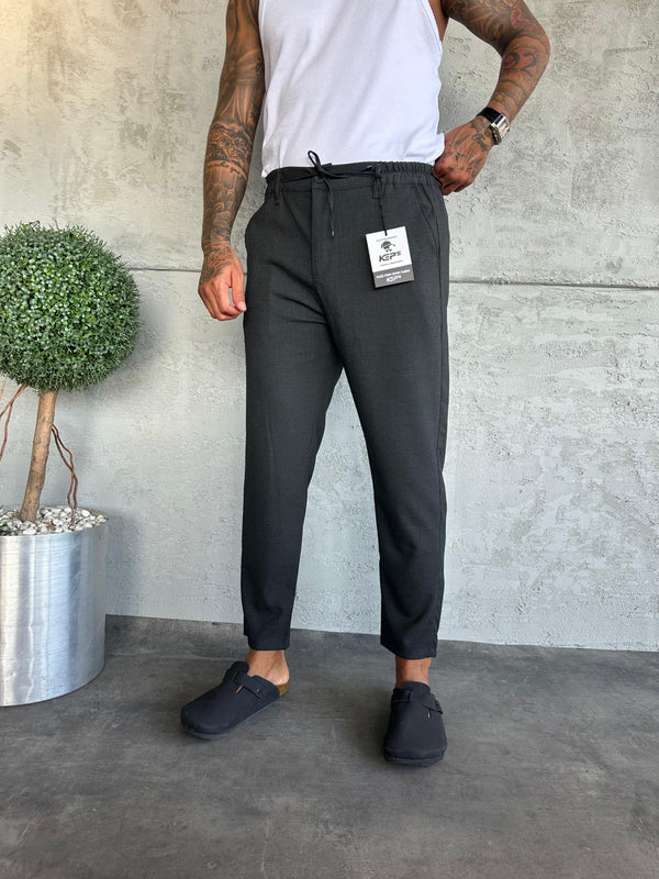 Antrasit Regular Fit Kumaş Pantolon