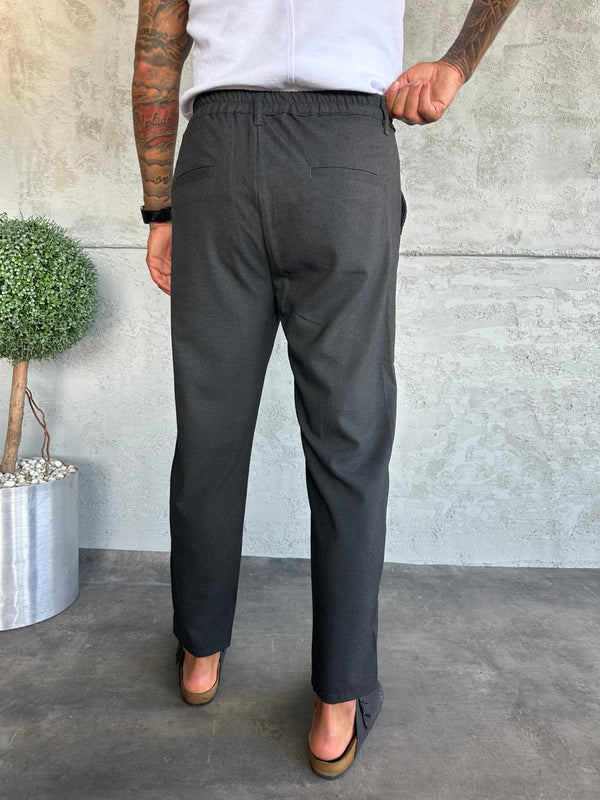 Antrasit Regular Fit Kumaş Pantolon