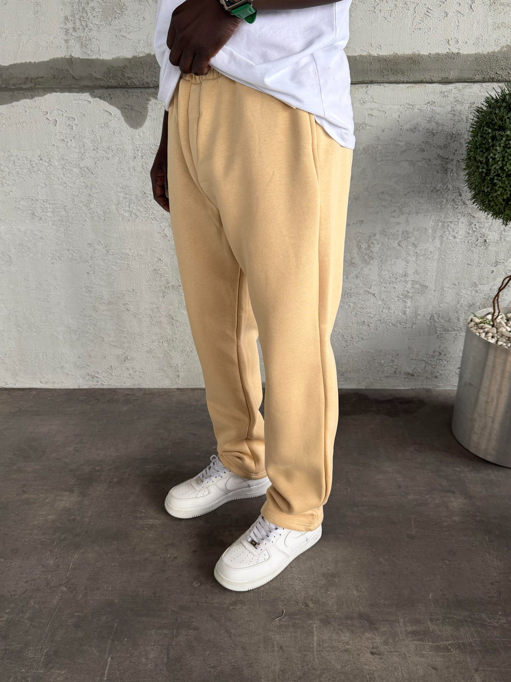 Bej Baggy Eşofman