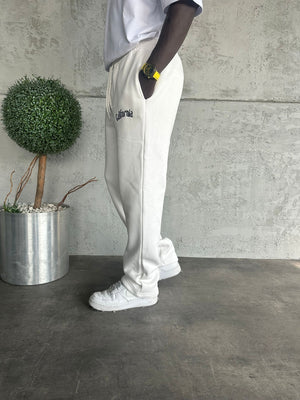 Beyaz California Yazılı Eşofman