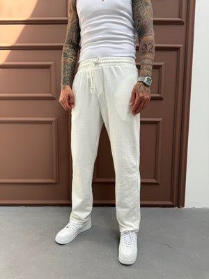 Beyaz Fitilli Jogger