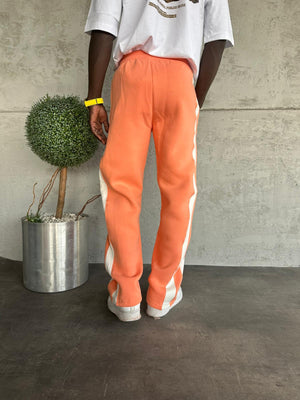 Beyaz Şeritli Turuncu Eşofman