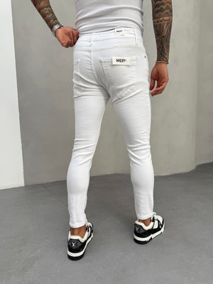 Beyaz Slimfit Jean