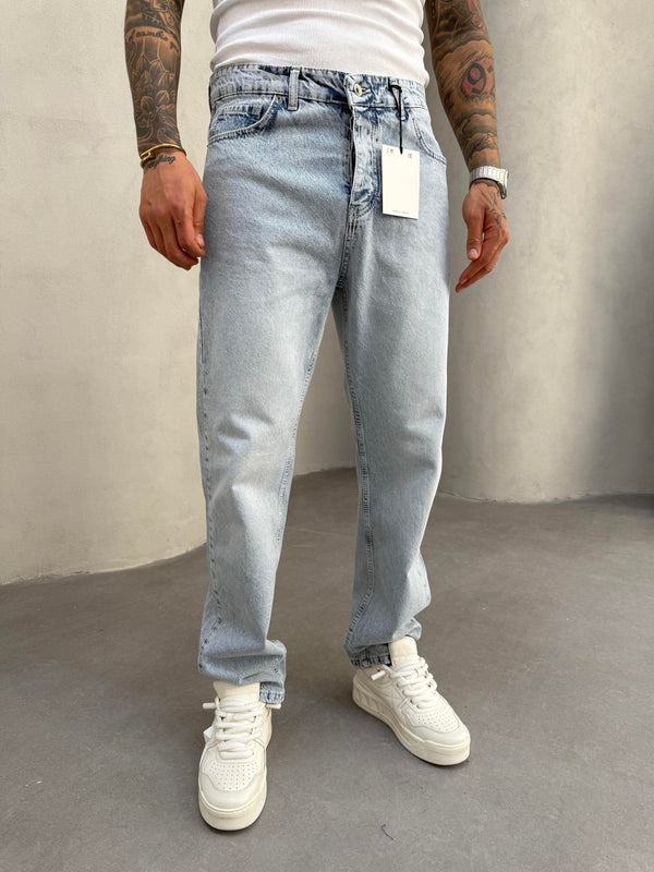 Buz Mavi Baggy Jean
