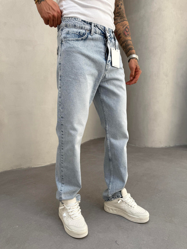 Buz Mavi Baggy Jean