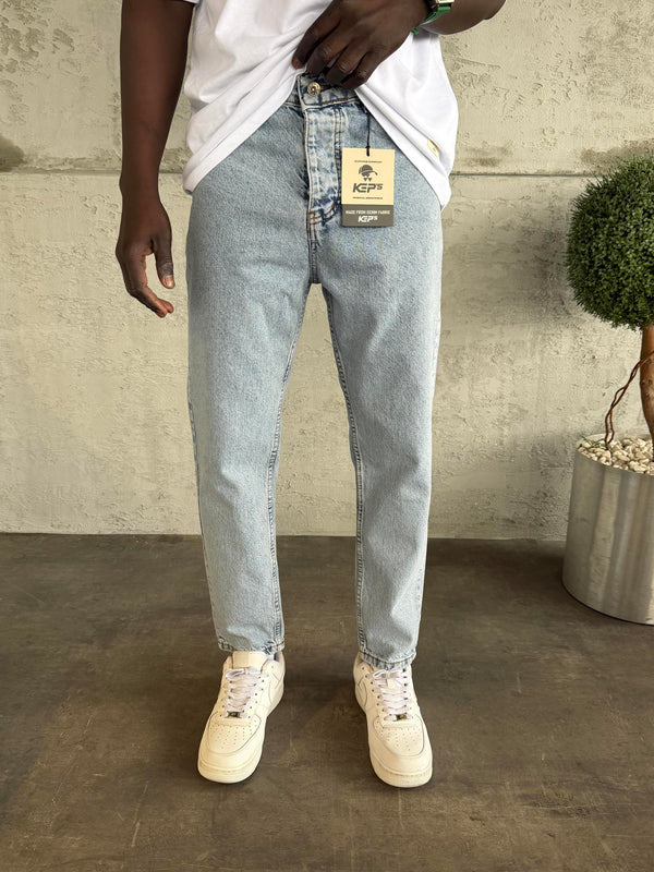 Buz Mavi Boyfriend Jean