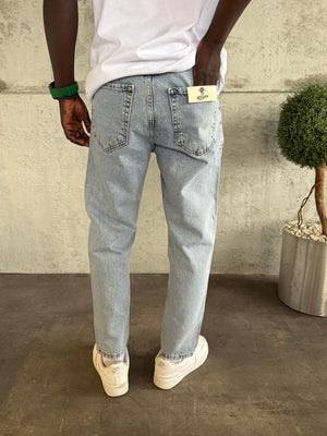 Buz Mavi Boyfriend Jean