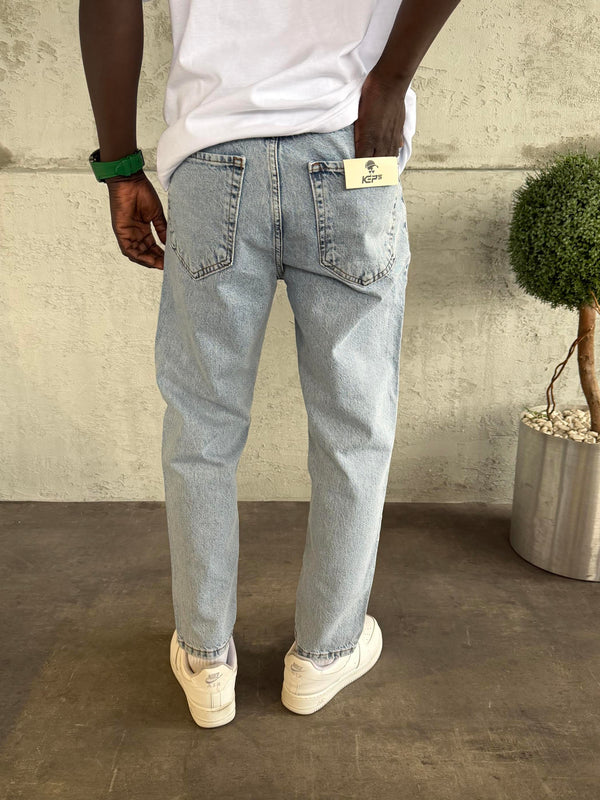 Buz Mavi Boyfriend Jean