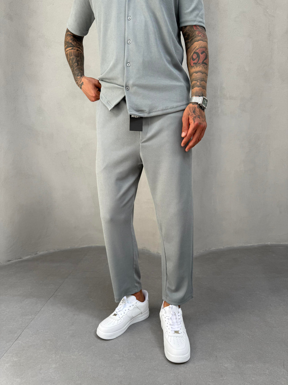 Füme Fitilli Boyfriend Pantolon