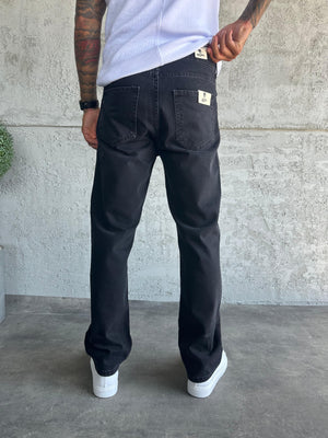 Füme Lazerli Baggy Jean