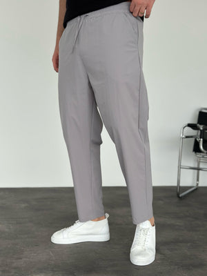 Füme Paraşüt Kumaş Boyfriend Pantolon