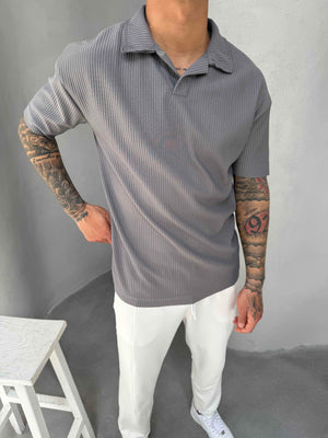 Füme Polo Yaka T-Shirt