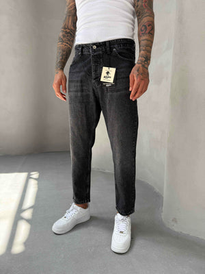 Füme Taşlamalı Boyfriend Jean