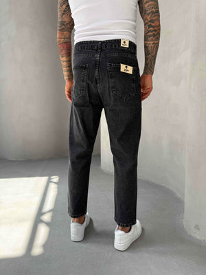 Füme Taşlamalı Boyfriend Jean