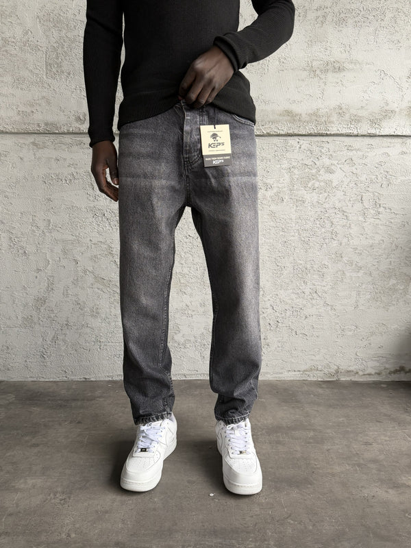 Füme Taşlamalı Boyfriend Jean