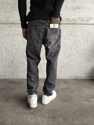 Füme Taşlamalı Boyfriend Jean