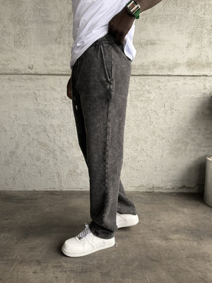 Füme Yıkamalı Baggy Eşofman