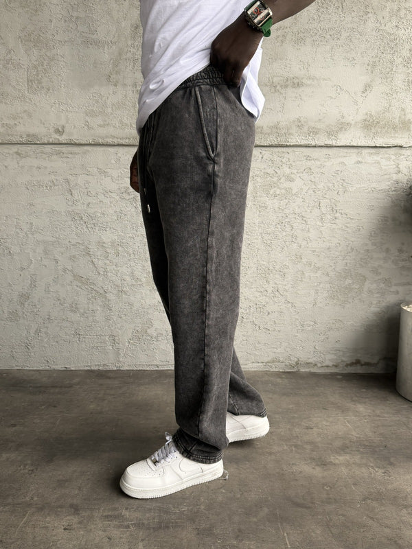 Füme Yıkamalı Baggy Eşofman