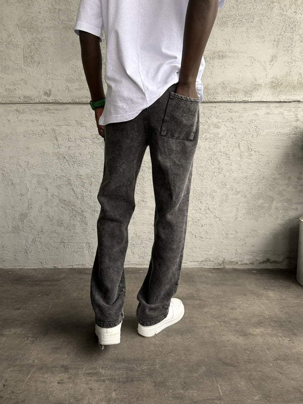 Füme Yıkamalı Baggy Eşofman