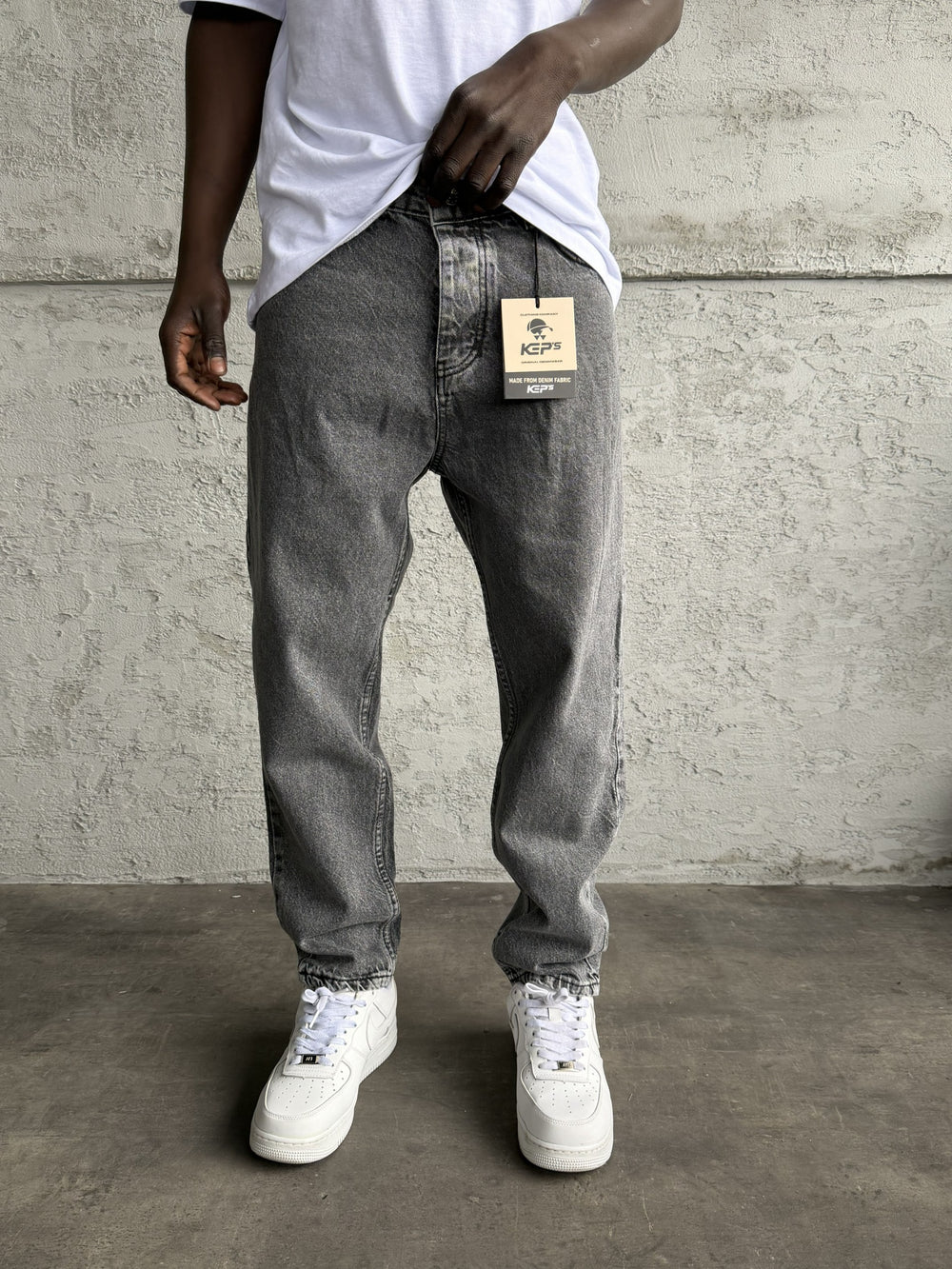 Füme Yıkamalı Boyfriend Jean