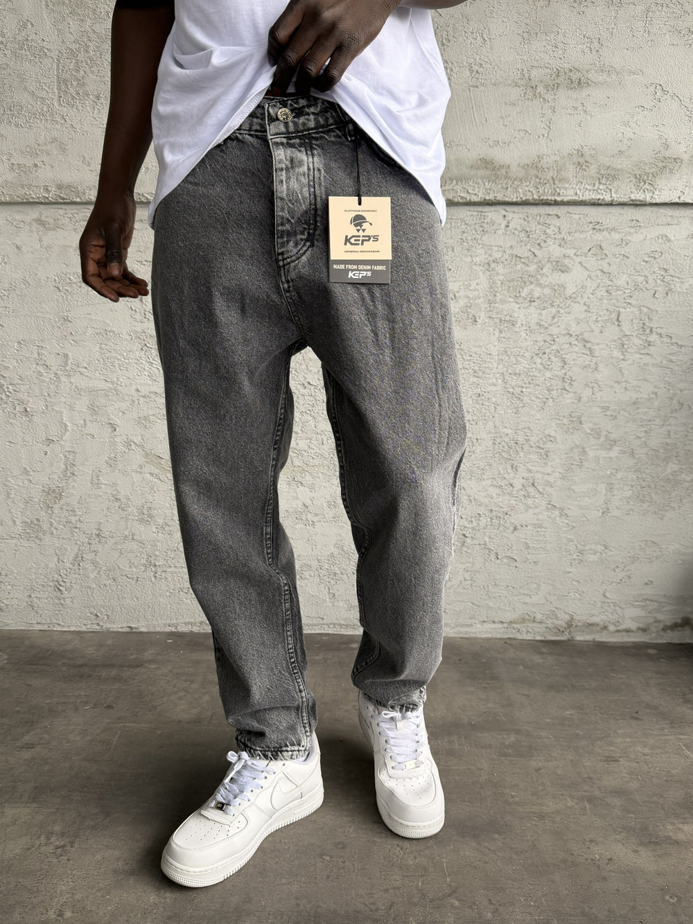 Füme Yıkamalı Boyfriend Jean