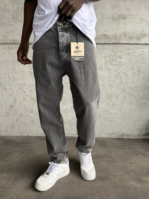 Füme Yıkamalı Boyfriend Jean