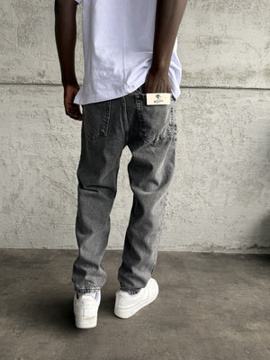 Füme Yıkamalı Boyfriend Jean