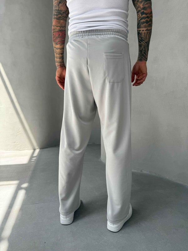Gri Doubleface Kumaş Baggy Pantolon