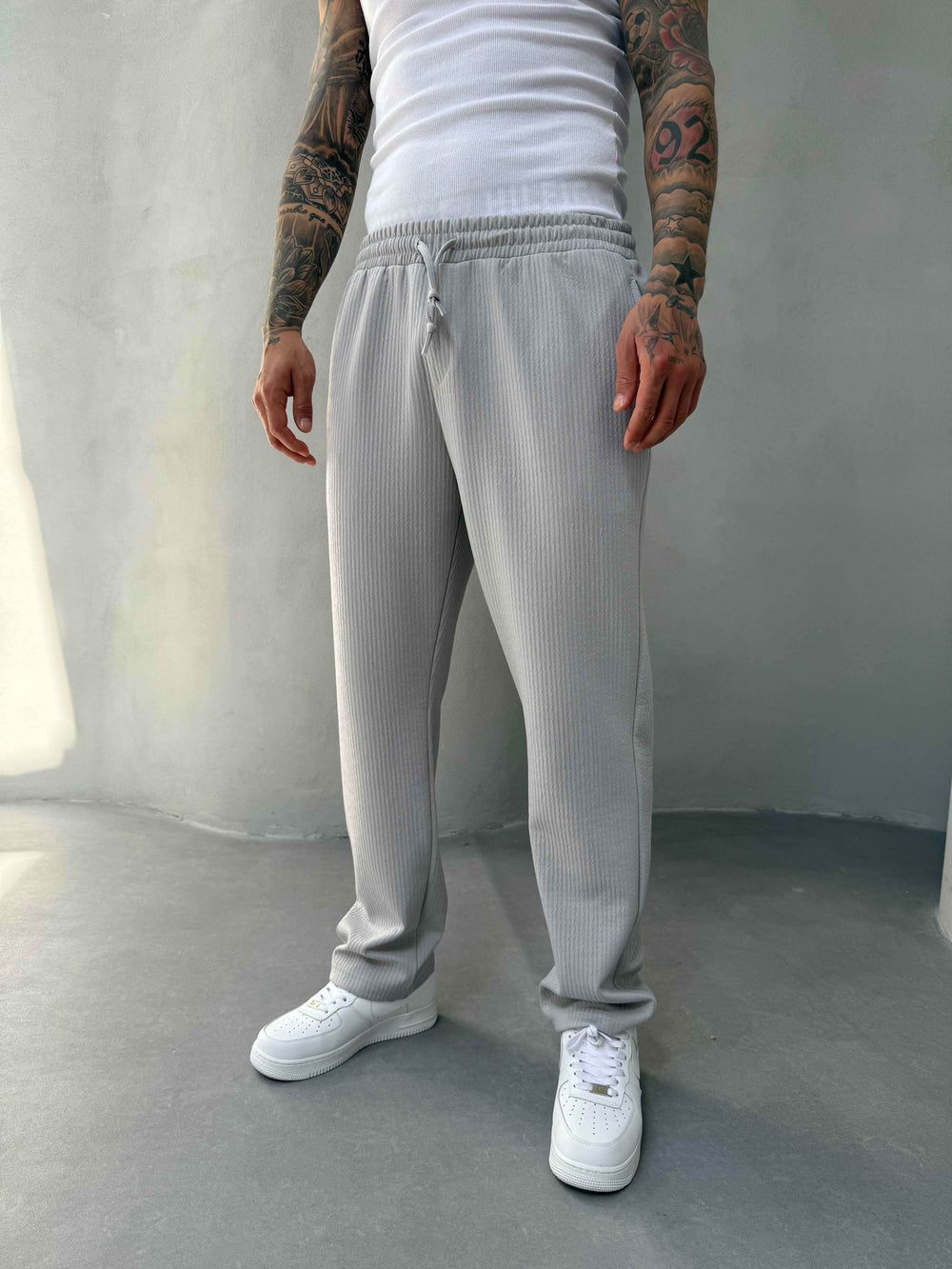 Gri Fitilli Jogger