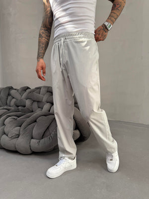 Gri Paraşüt Kumaş Jogger