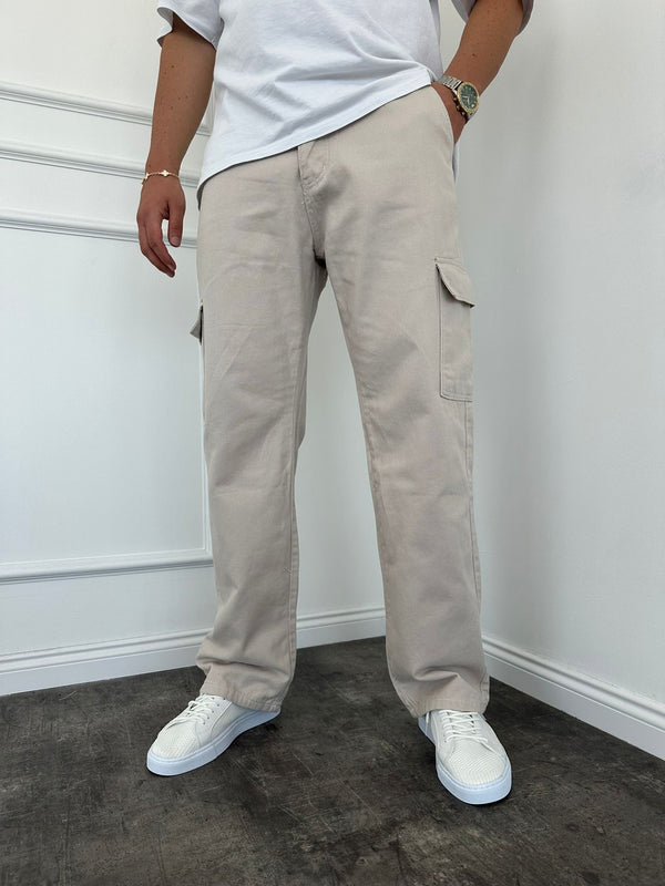 Gri Yırtıklı Baggy Jean