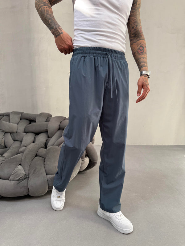 İndigo Paraşüt Kumaş Jogger
