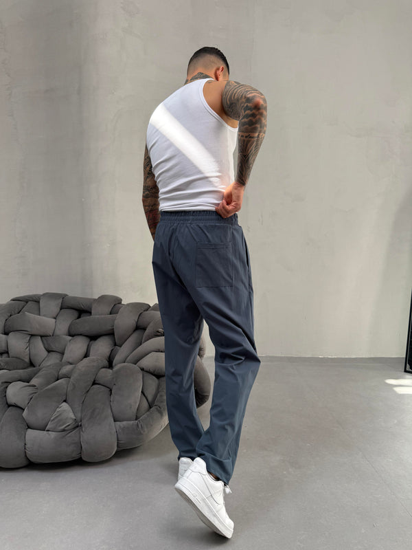 İndigo Paraşüt Kumaş Jogger