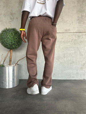 Kahve Kurukafa Baskılı Eşofman