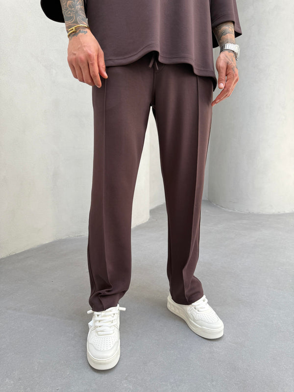 Kahve Oysho Kumaş Baggy Pantolon