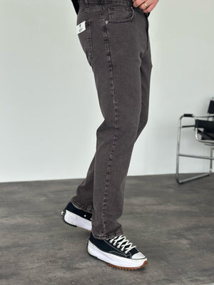 Kahve Yıkamalı Regular Fit Jean