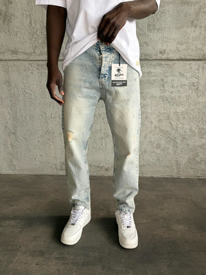 Kar Yıkama Lazerli Boyfriend Jean