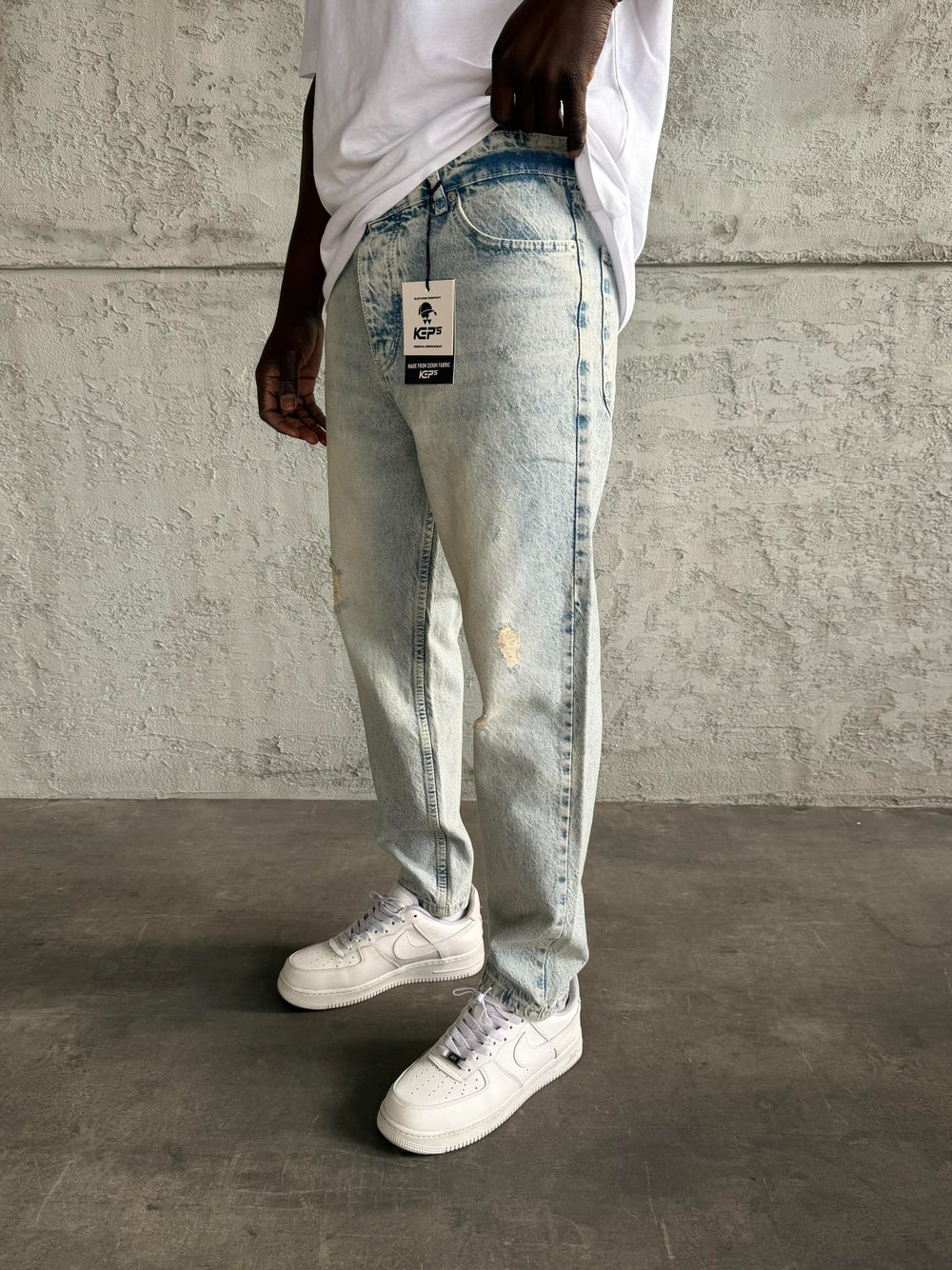 Kar Yıkama Lazerli Boyfriend Jean