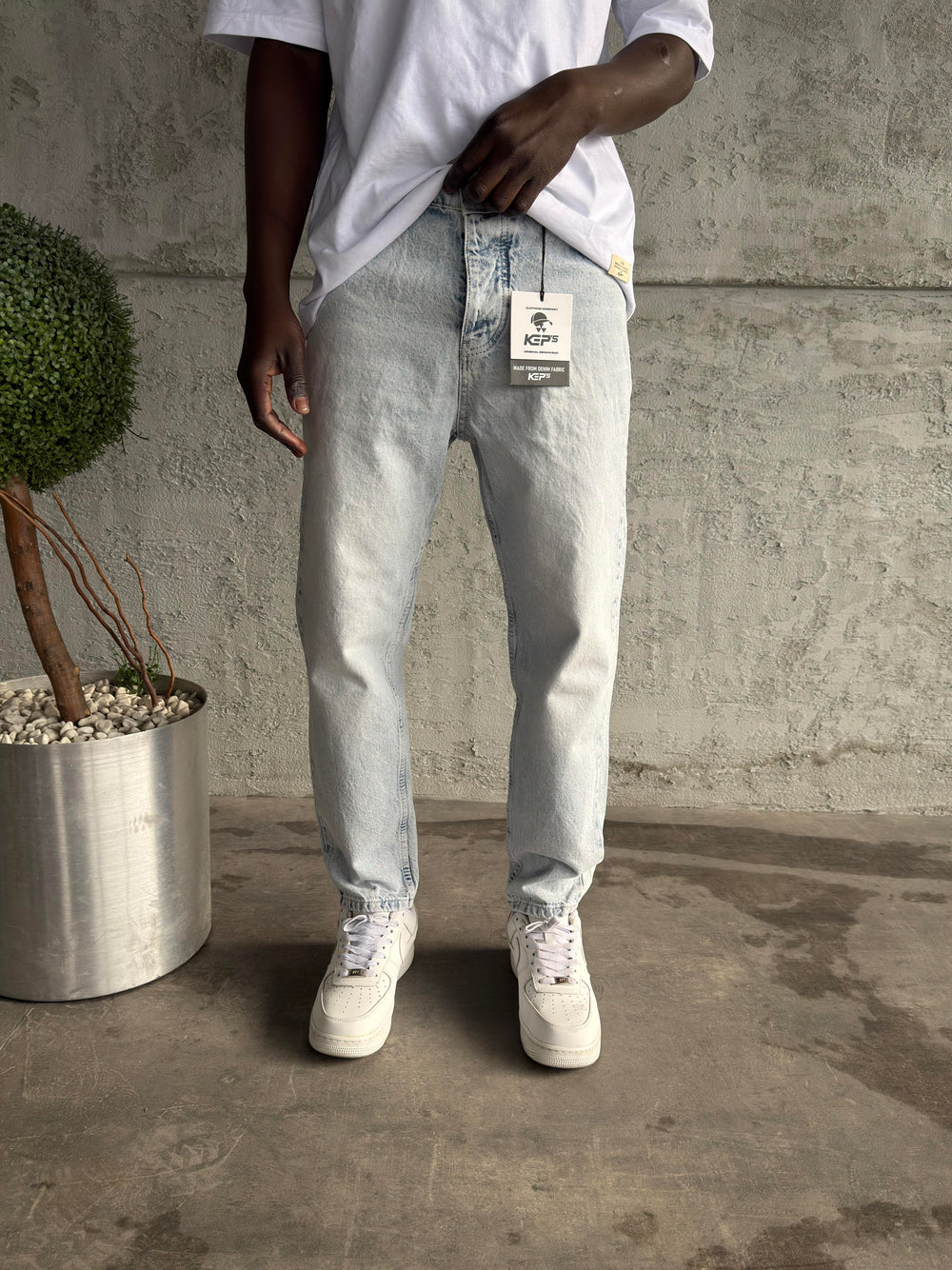 Kar Yıkama Taşlamalı Boyfriend Jean